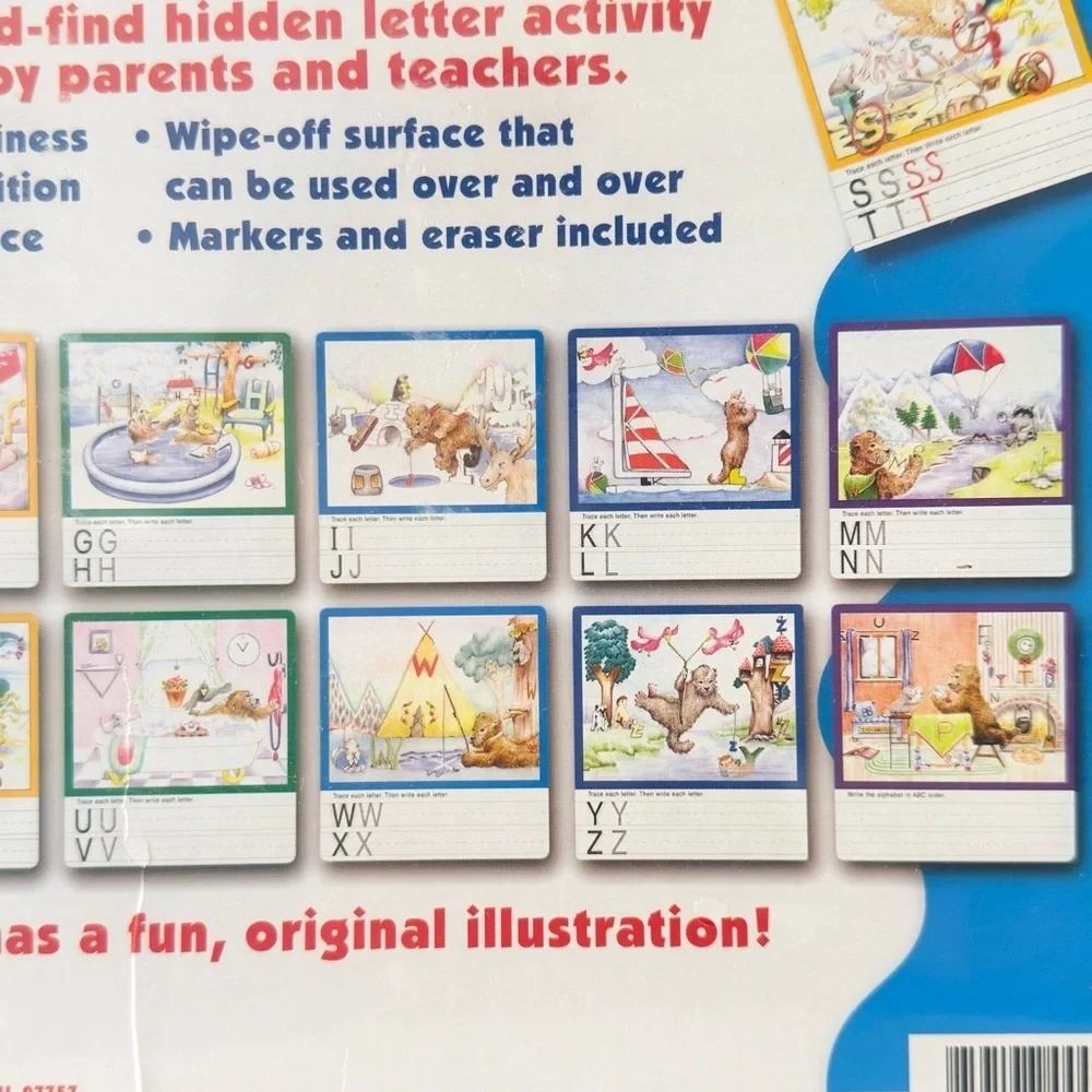 Potter The Otter & Friends Alphabet Hidden Letter Activity Set 1999 NEW Sealed